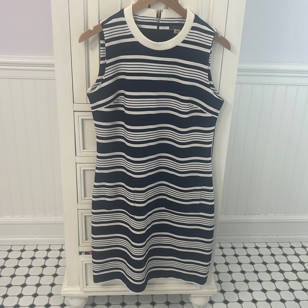 NWOT Tommy Hilfiger Navy Striped Dress